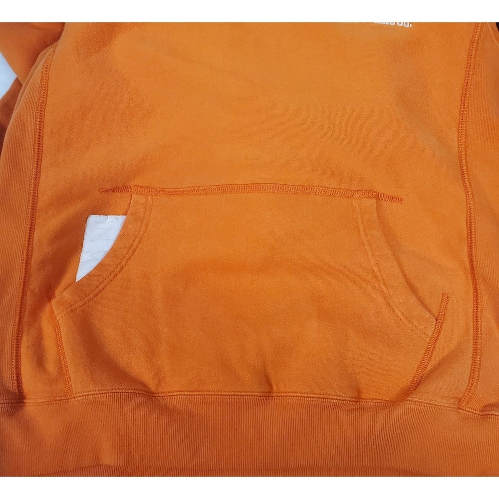 Polo Jeans Co Ralph Lauren Mens Orange Graphic Pullover‎ Hoodie Medium RN67437 - Picture 7 of 12